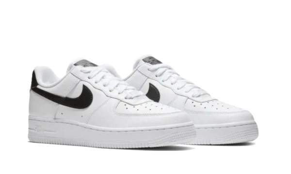 Nike Air Force 1 Low '07 White Black Pebbled Leather