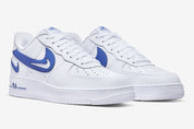 Nike Air Force 1 Low '07 FM Cut Out Swoosh White Game Roya