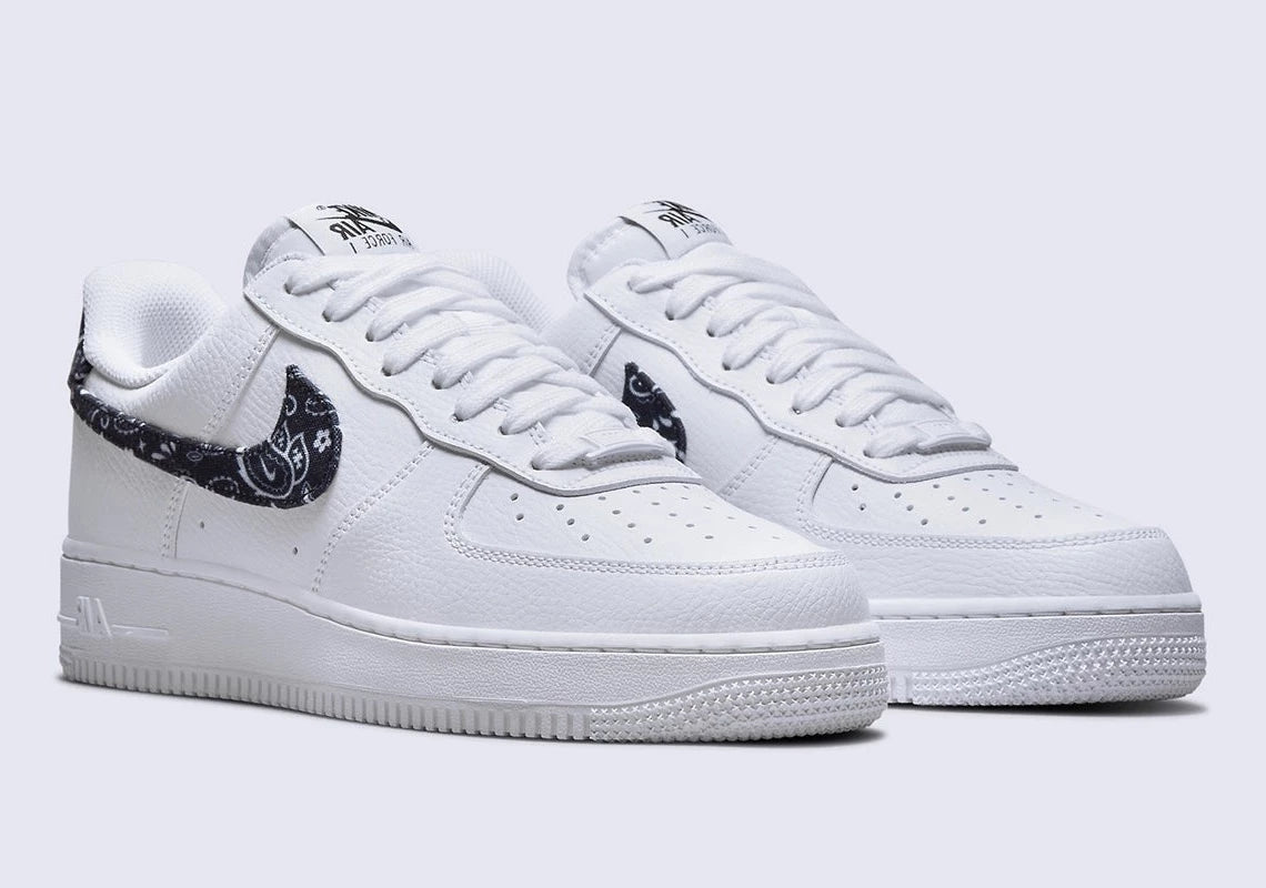 Nike Air Force 1 Low '07 Essential White Black Paisley