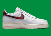 Nike Air Force 1 Low '07 LV8 Tartan Plaid White University Red
