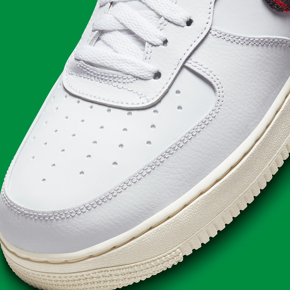 Nike Air Force 1 Low '07 LV8 Tartan Plaid White University Red