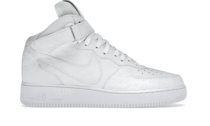 Louis Vuitton Nike Air Force 1 Mid By Virgil Abloh White