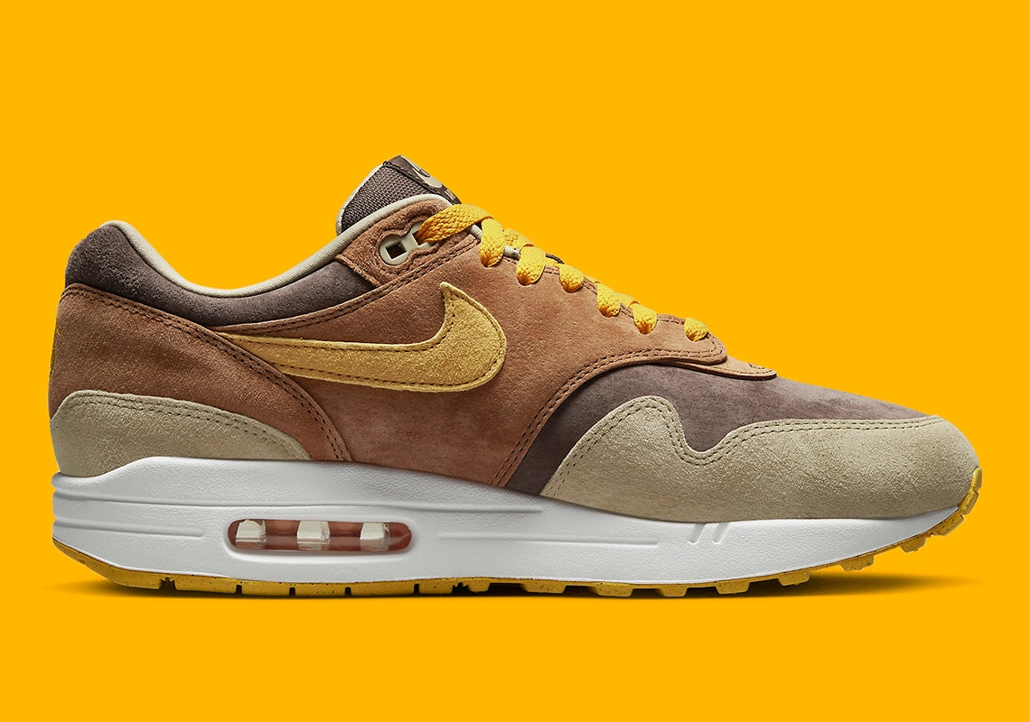 Nike Air Max 1 PRM Duck Pecan Yellow Ochre GlobalSneakers