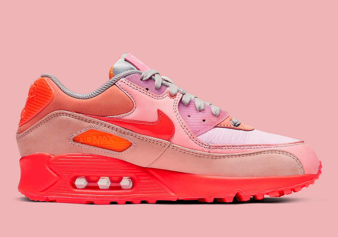 Nike Air Max 90 PRM Platinum Crimson/Bright Purple