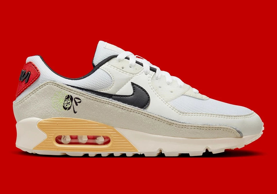 Nike Air Max 90 SE Swoosh Fiber White