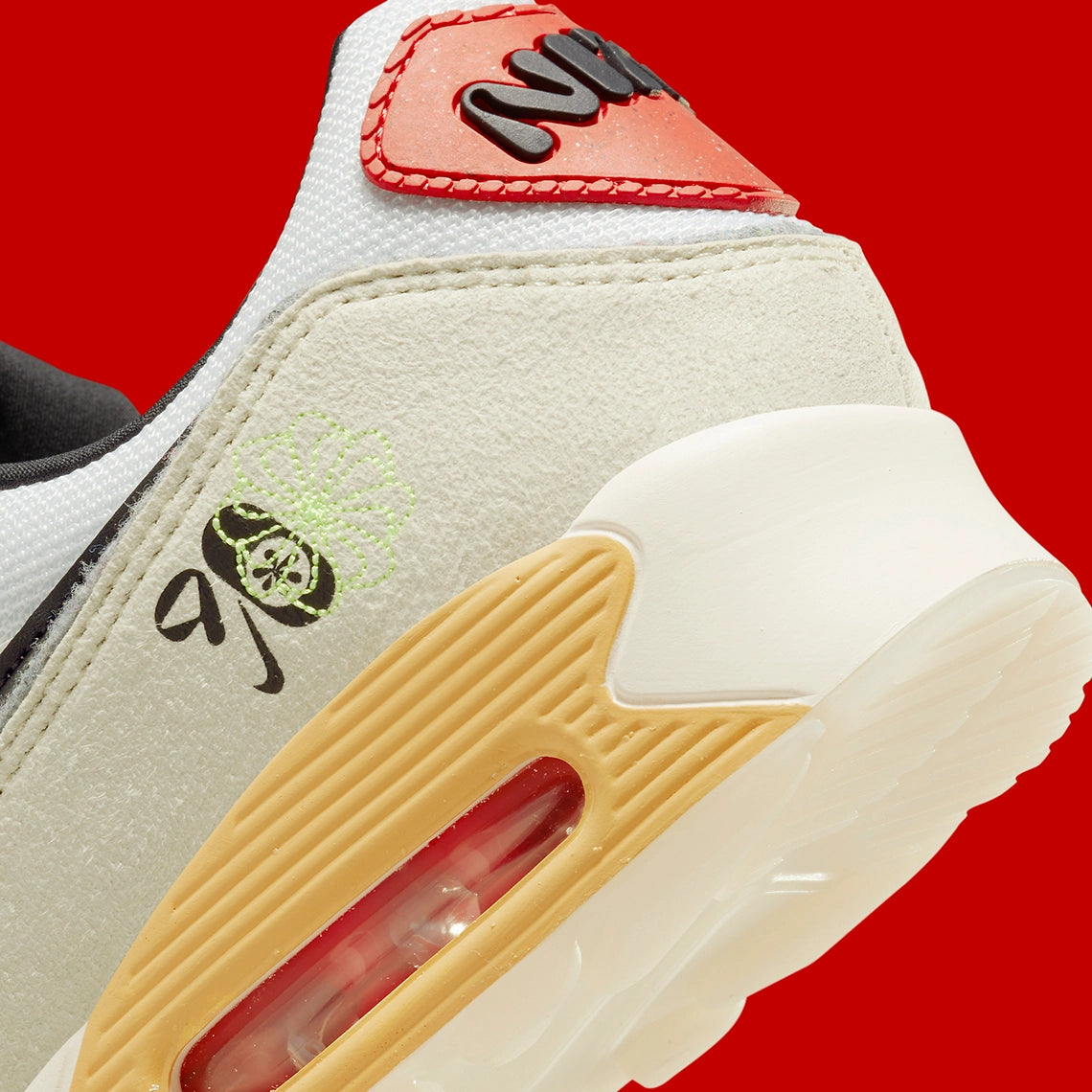 Nike Air Max 90 SE Swoosh Fiber White
