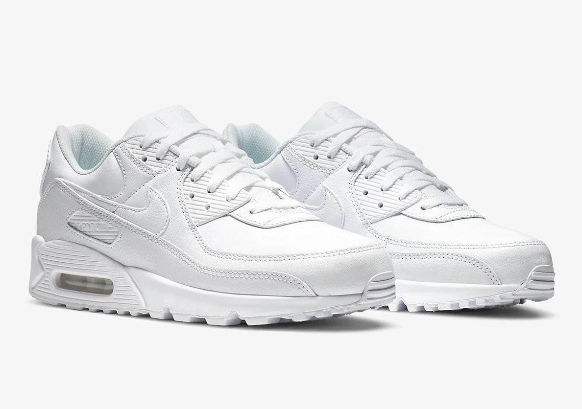 Nike Air Max 90 Leather Triple White (2020)