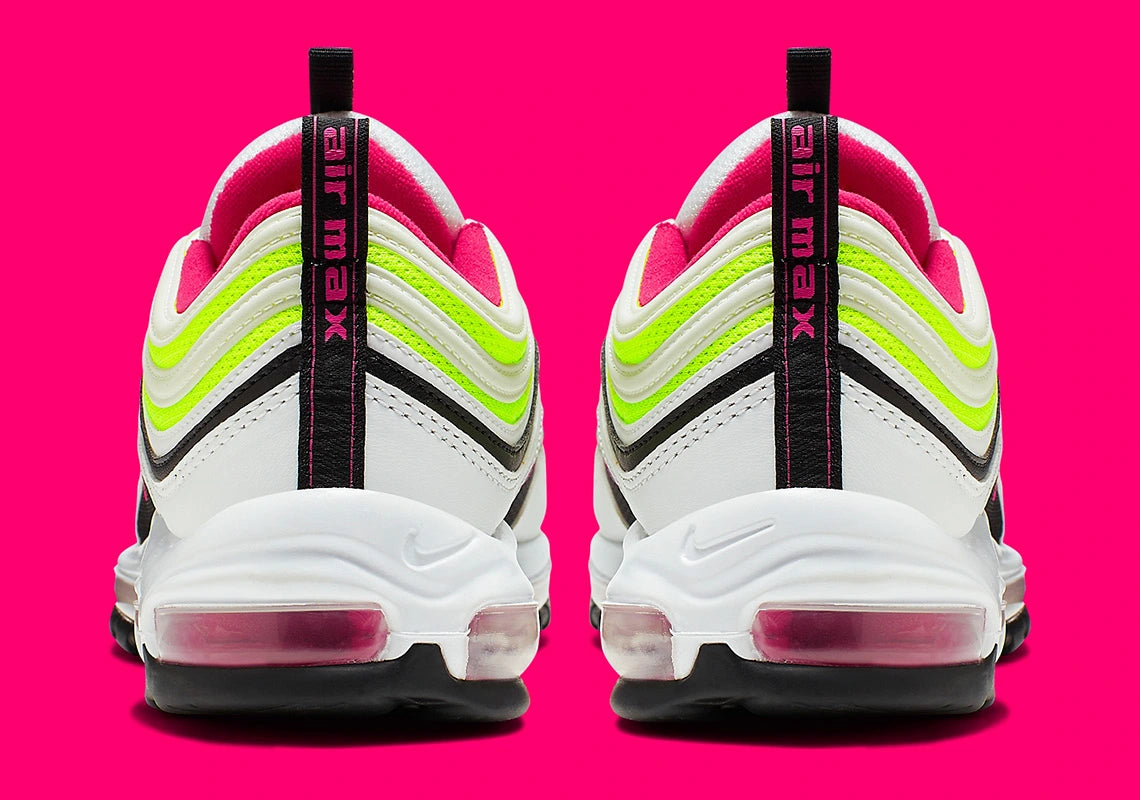 Nike - Air Max 97 White Black Volt Rush Pink