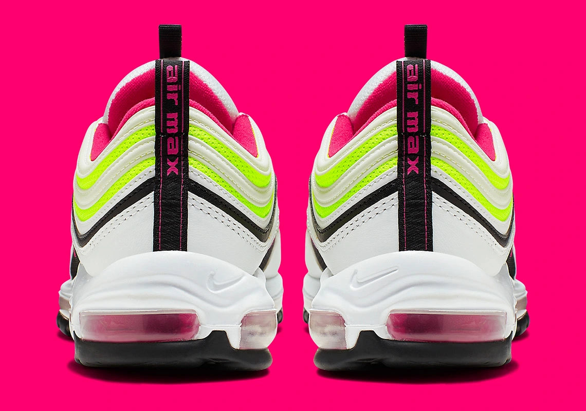 Nike - Air Max 97 White Black Volt Rush Pink