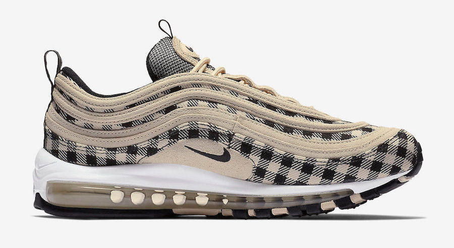 Tartan Air Max 97 Gingham Plaid Nike Air Max 97 Plaid Light Cream