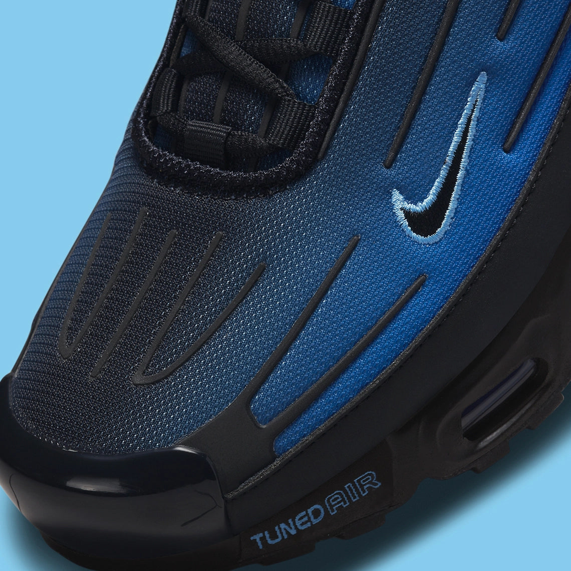 Nike Air Max Plus 3 Black Blue Gradient