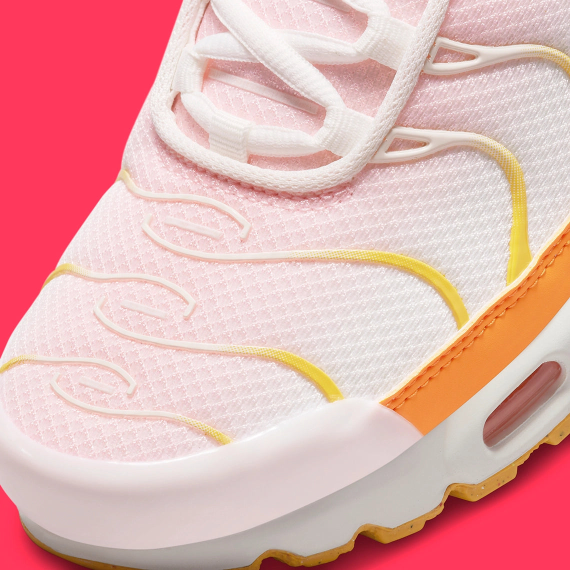 Nike Air Max Plus White Orange Pink