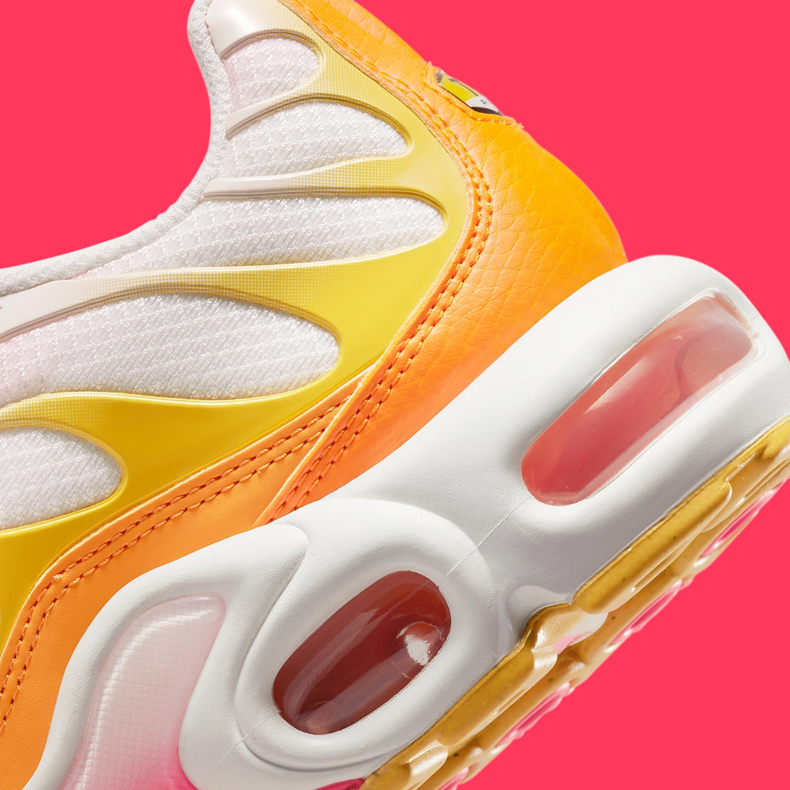 Nike Air Max Plus White Orange Pink