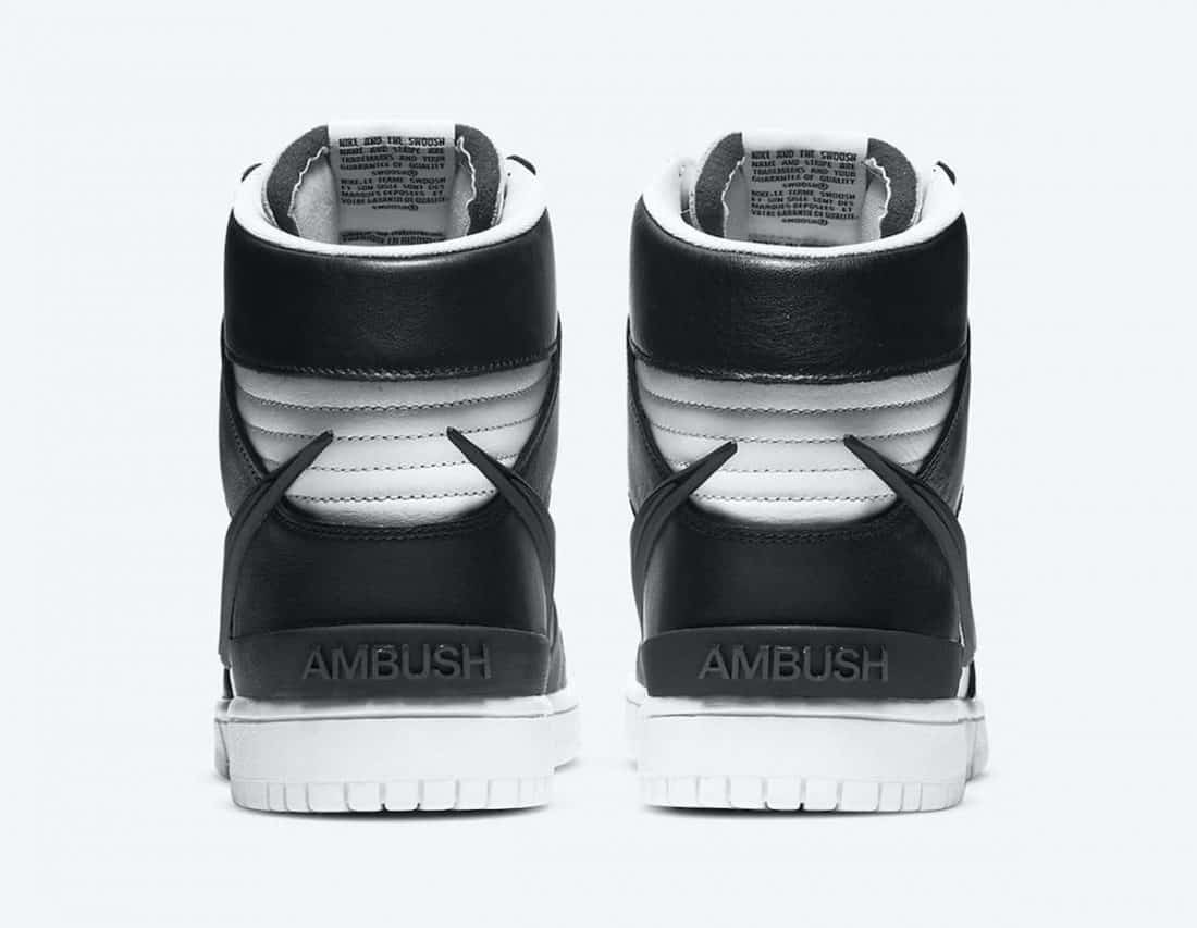 Nike Dunk High Ambush Black White