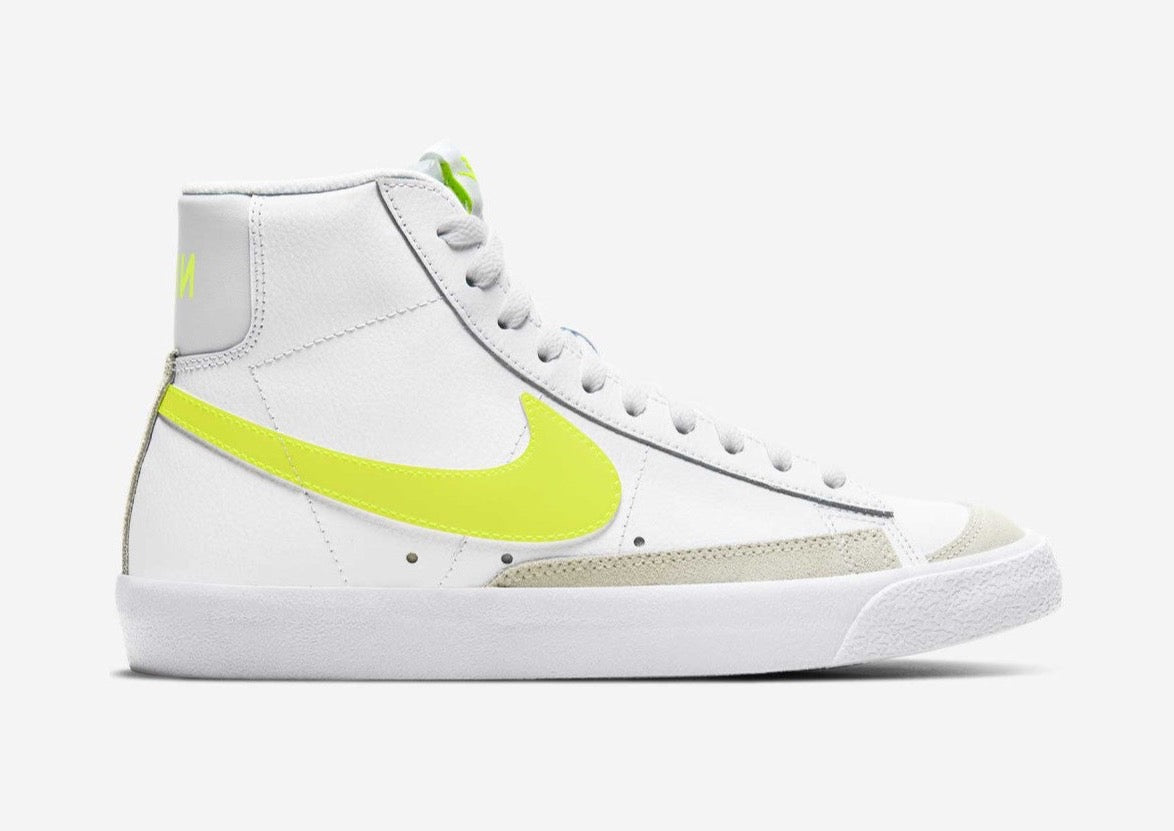 Nike - Blazer Mid 77 White Lemon Venom