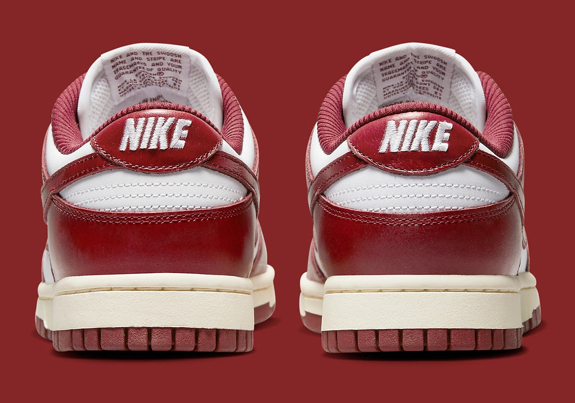 Nike Dunk Low PRM Vintage Team Red