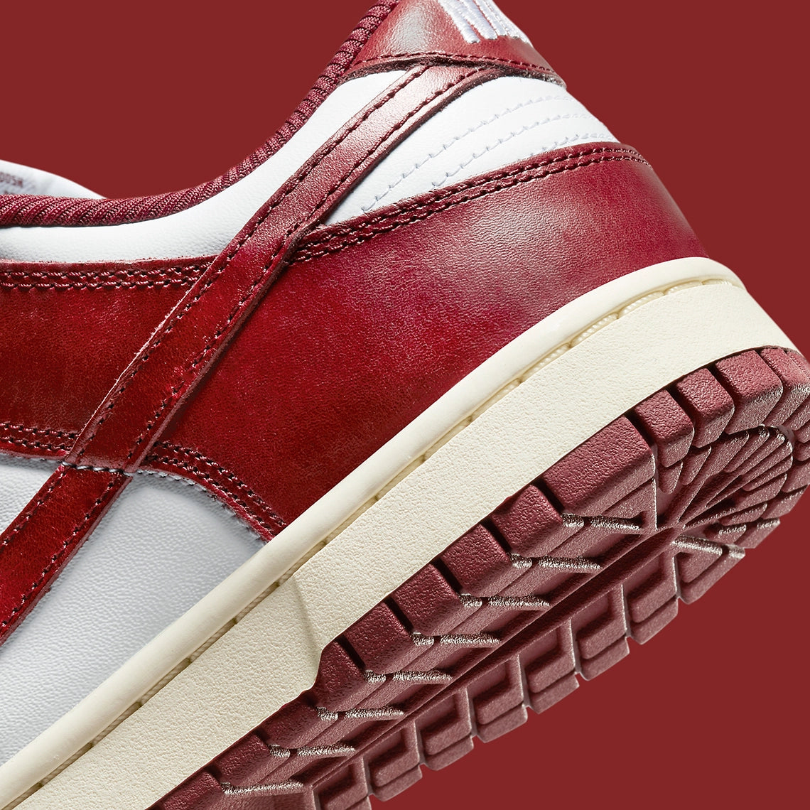 Nike Dunk Low PRM Vintage Team Red