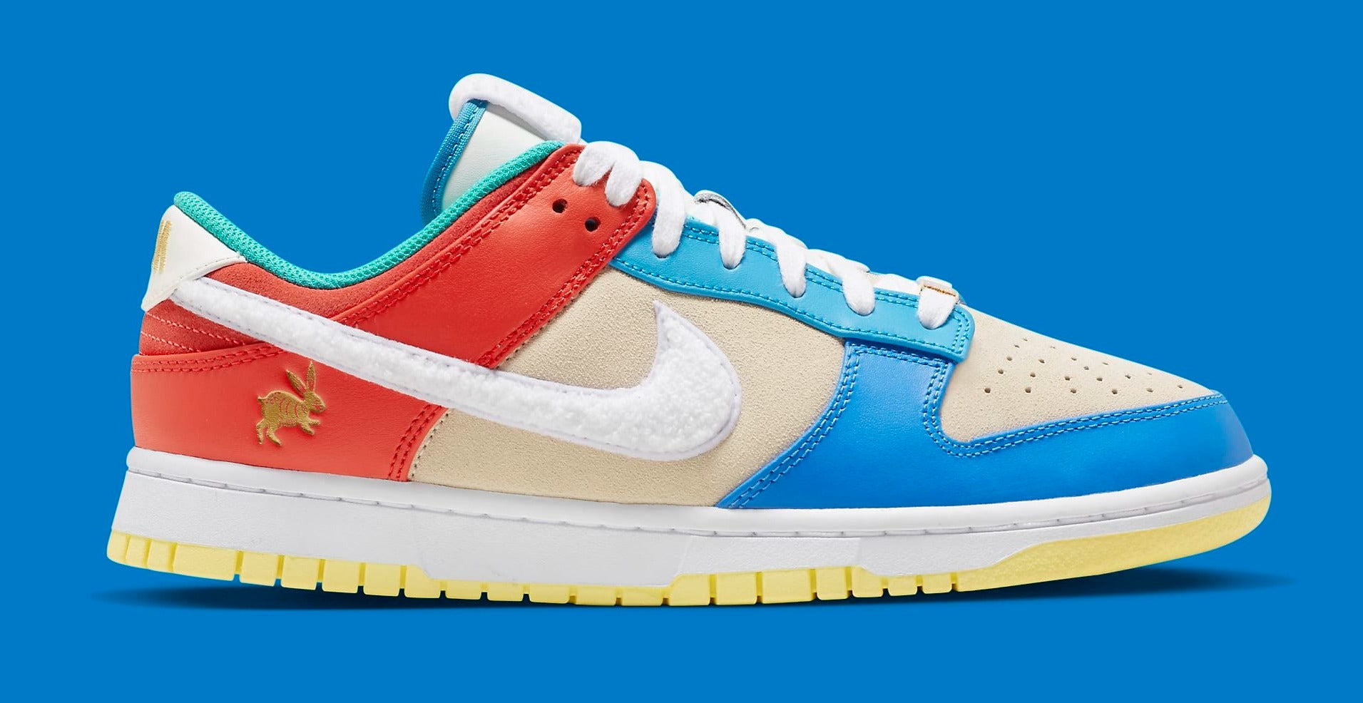 Nike Dunk Low Retro PRM Year of the Rabbit Blue Orange Cream