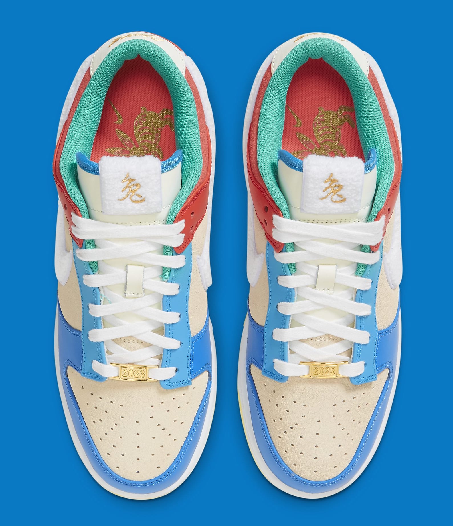 Nike Dunk Low Retro PRM Year of the Rabbit Blue Orange Cream
