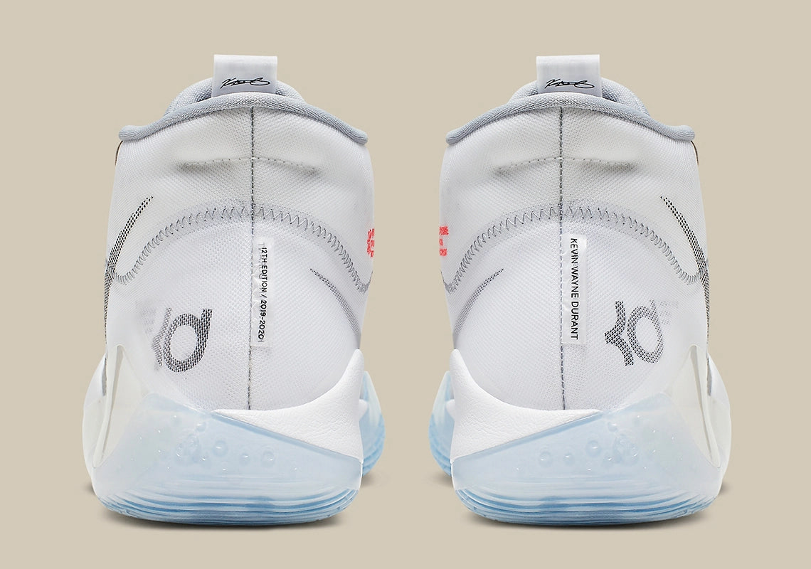 Nike KD 12 White Wolf Grey GlobalSneakers