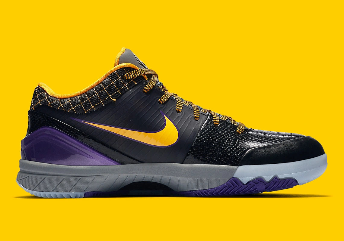 Nike Kobe 4 Protro White Black Del Sol