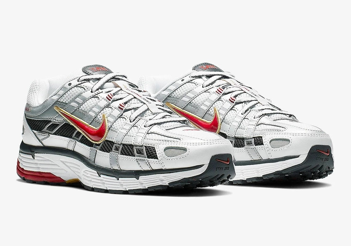 Nike p 6000 blanche et rouge hotsell