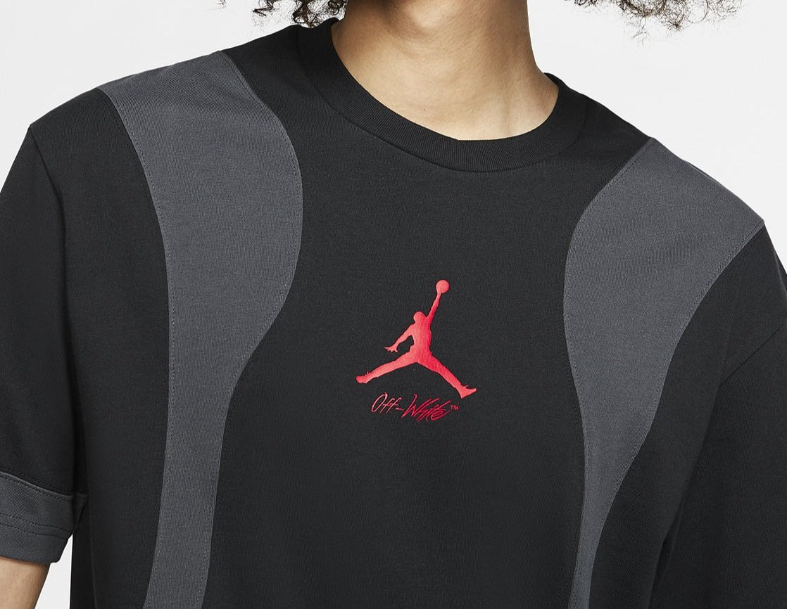 OFF-WHITE x Jordan Tee Black