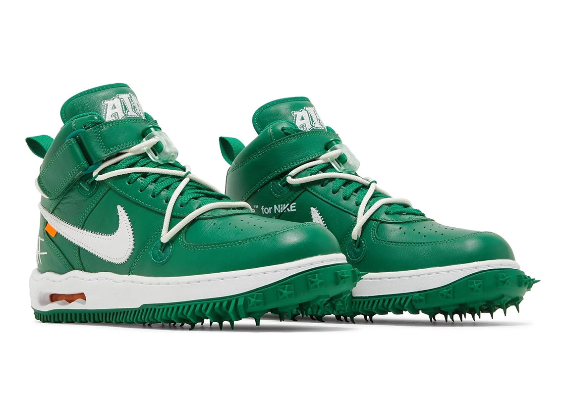 Nike Air Force 1 Mid Off White Pine Green GlobalSneakers