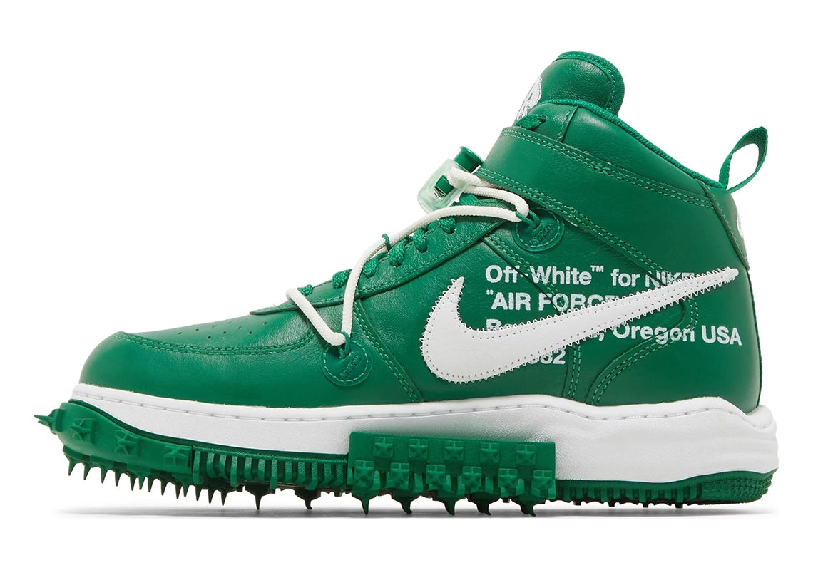 Nike air force 1 off white green discount