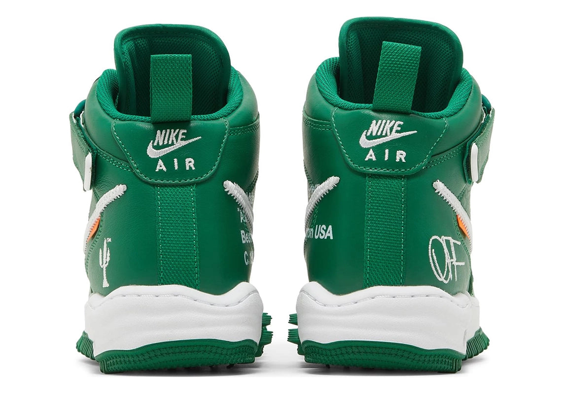 Nike Air Force 1 Mid Off White Pine Green GlobalSneakers