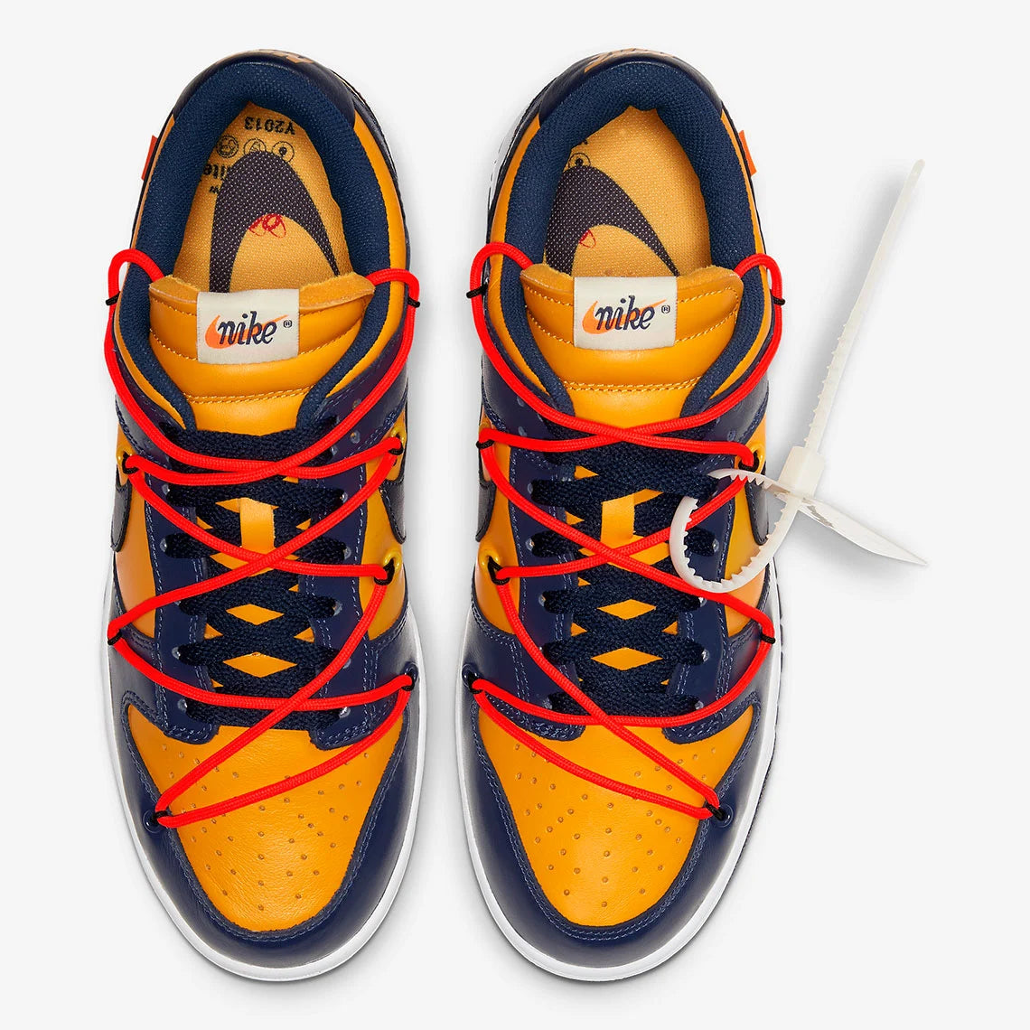 Nike Dunk Low Off-White University Gold Midnight Navy