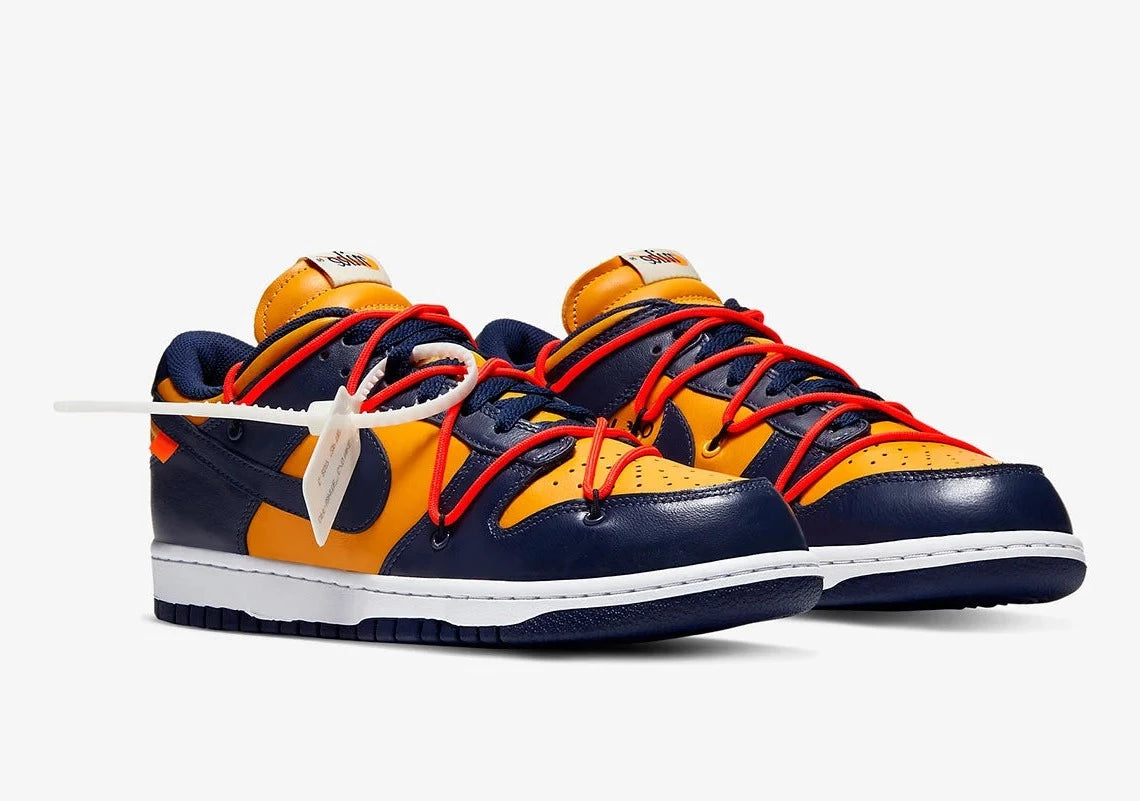 Nike Dunk Low Off-White University Gold Midnight Navy