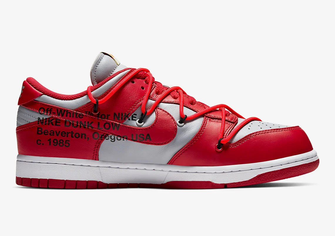 Nike Dunk Low Off-White The Off-White University Red