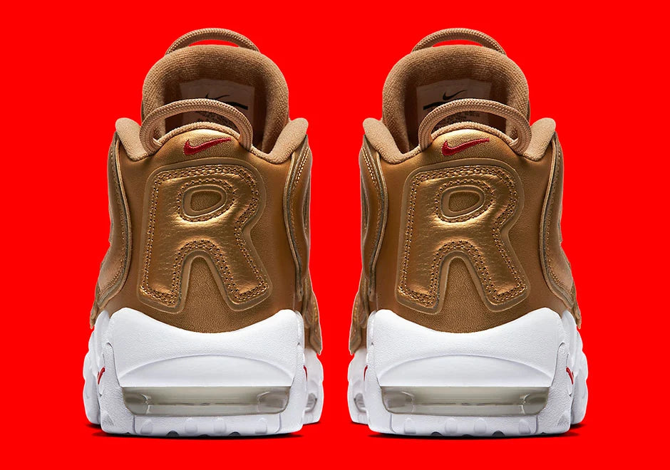Nike Air More Uptempo Supreme Suptempo Gold