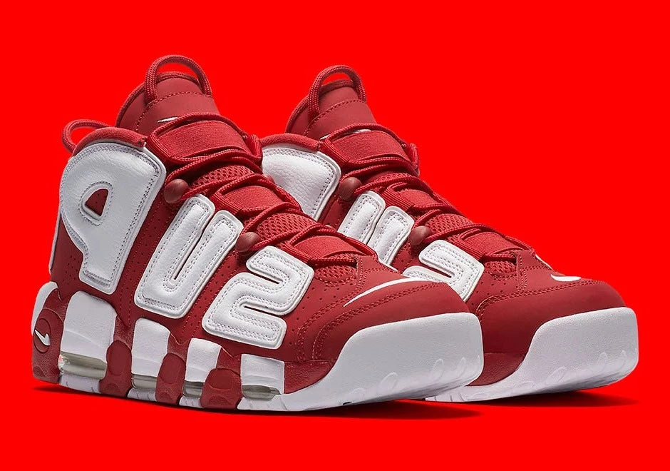 Nike uptempo supreme rouge deals