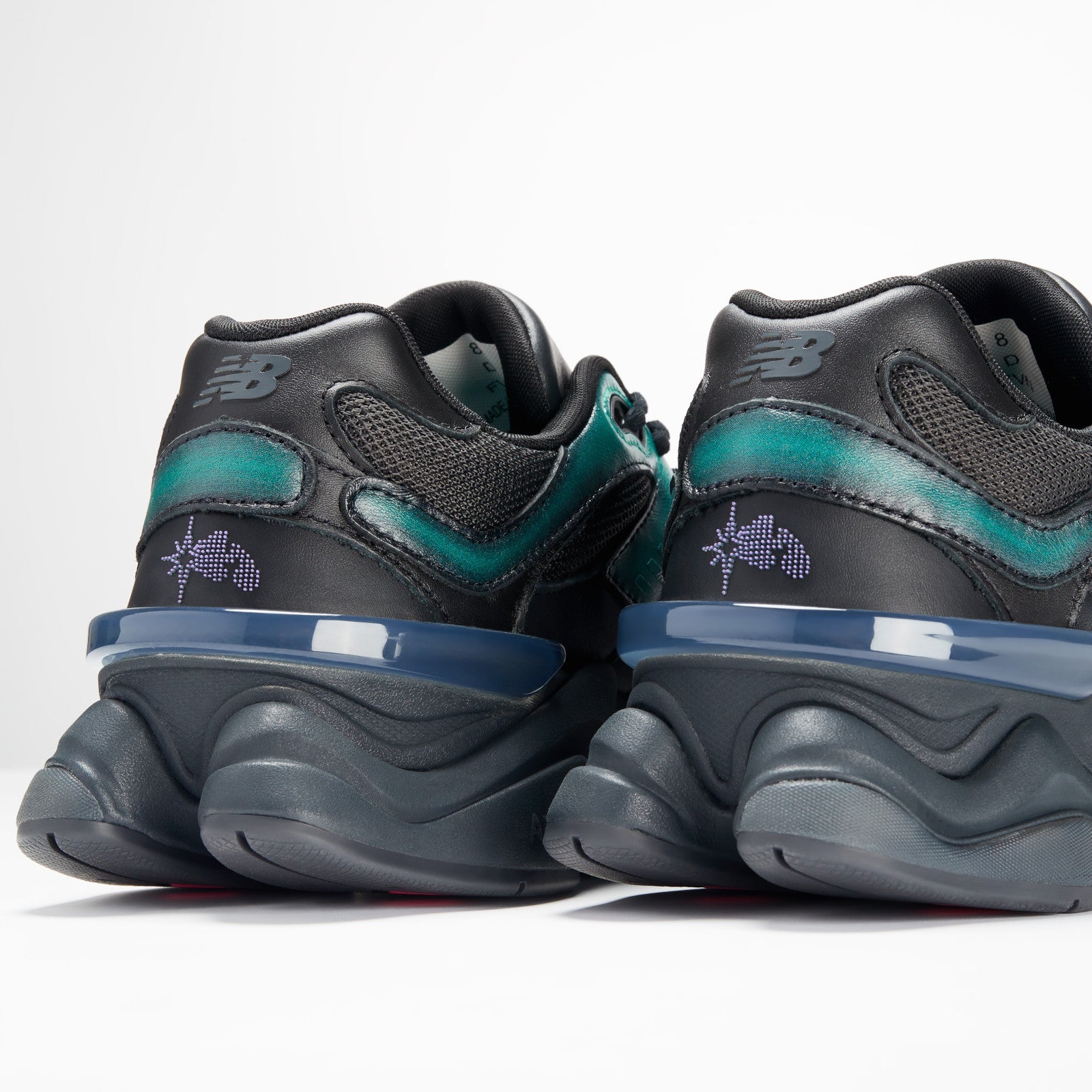New Balance 9060 Mowalola Burglarwear Black Teal Pink